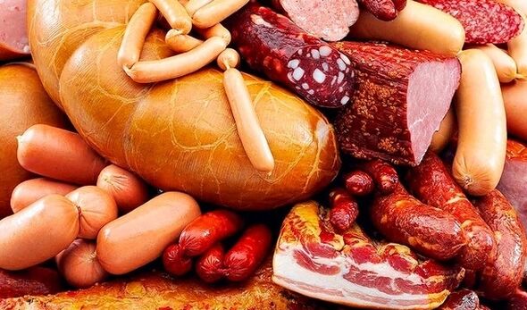 колбаси като вреден продукт за потентността